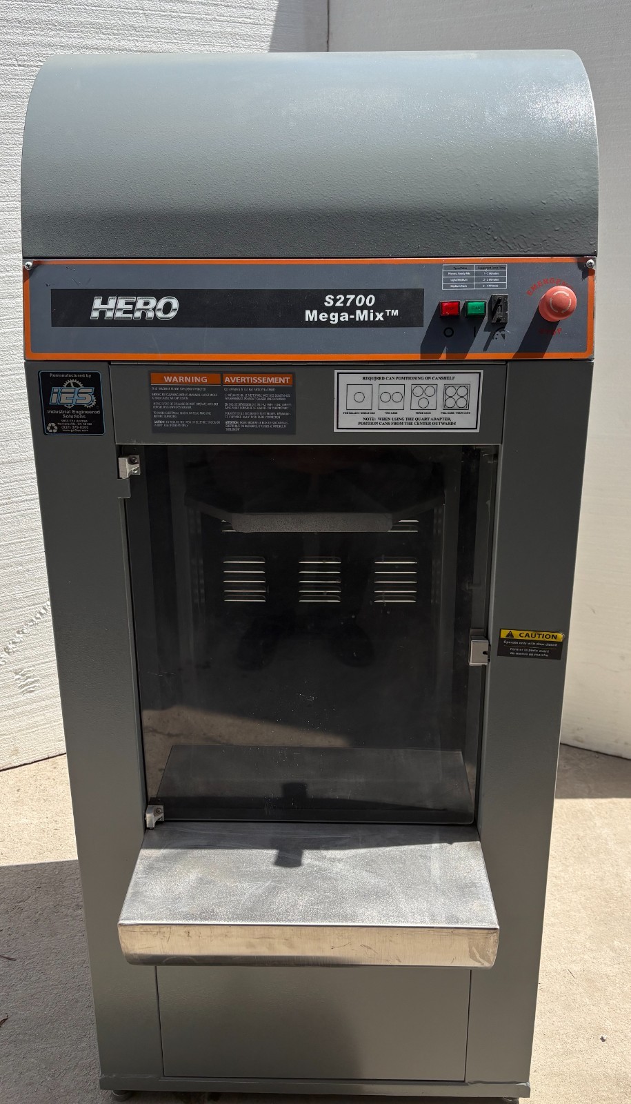 Hero S-2700 Paint shaker – Remanufactured With Warranty