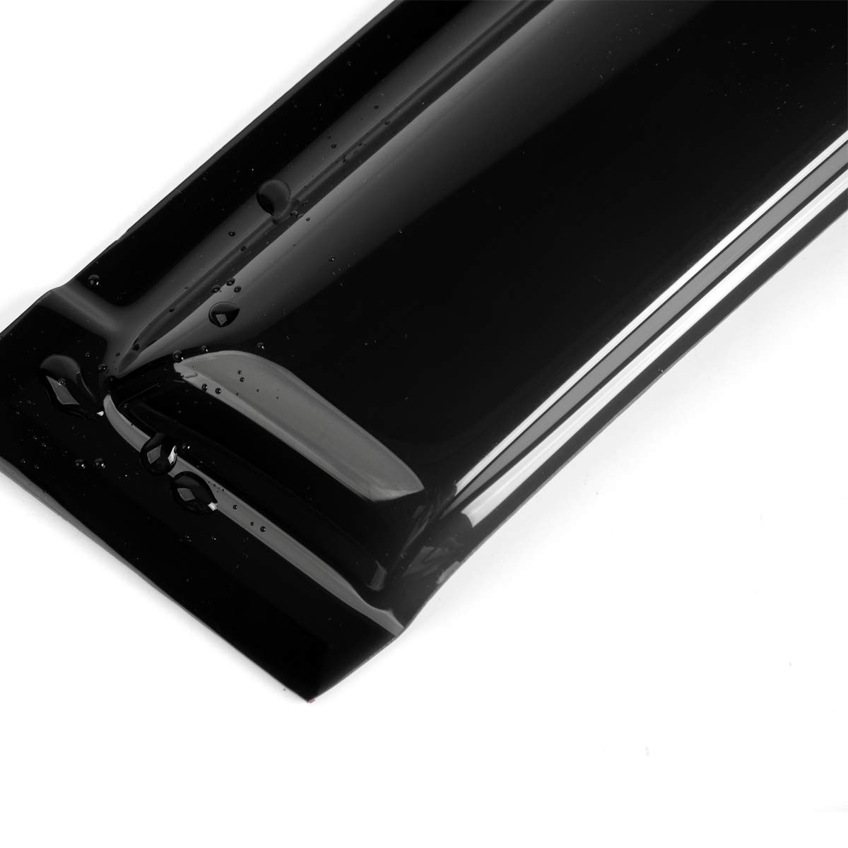 4pcs Dark Smoke Side Window Wind Deflectors for 2008-2015 Toyota Highlander