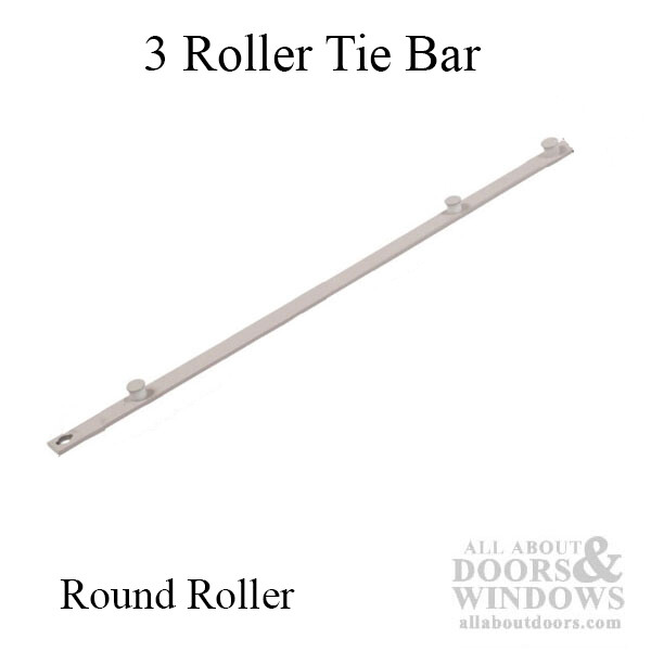 Truth Hardware 3 Roller Tie Bar assembly ( Drive Bar) 33-3/4″