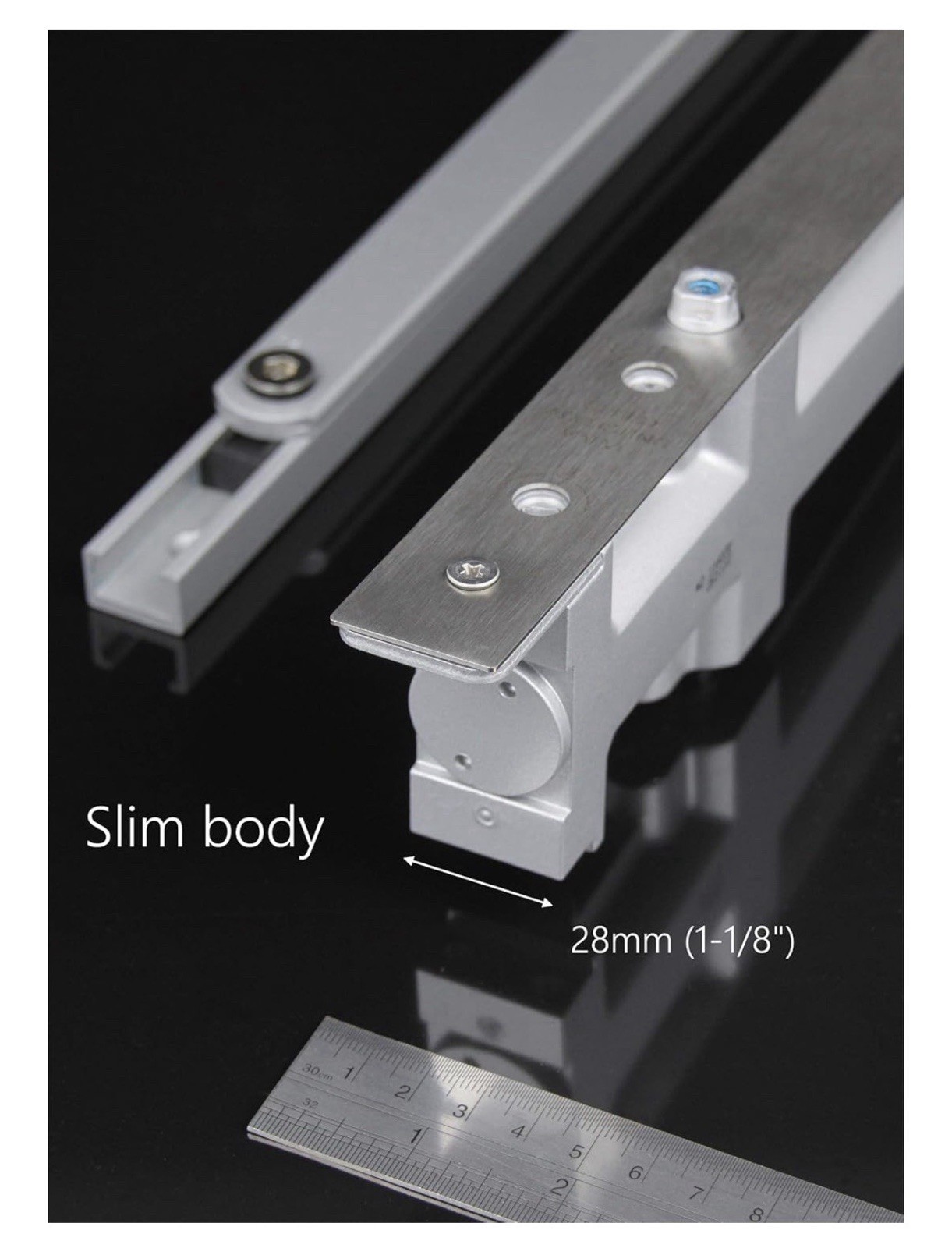 NHN1638U-M Concealed Door Closer, Non-Handed, Heavy-Duty, Up to 132lbs. Doors…