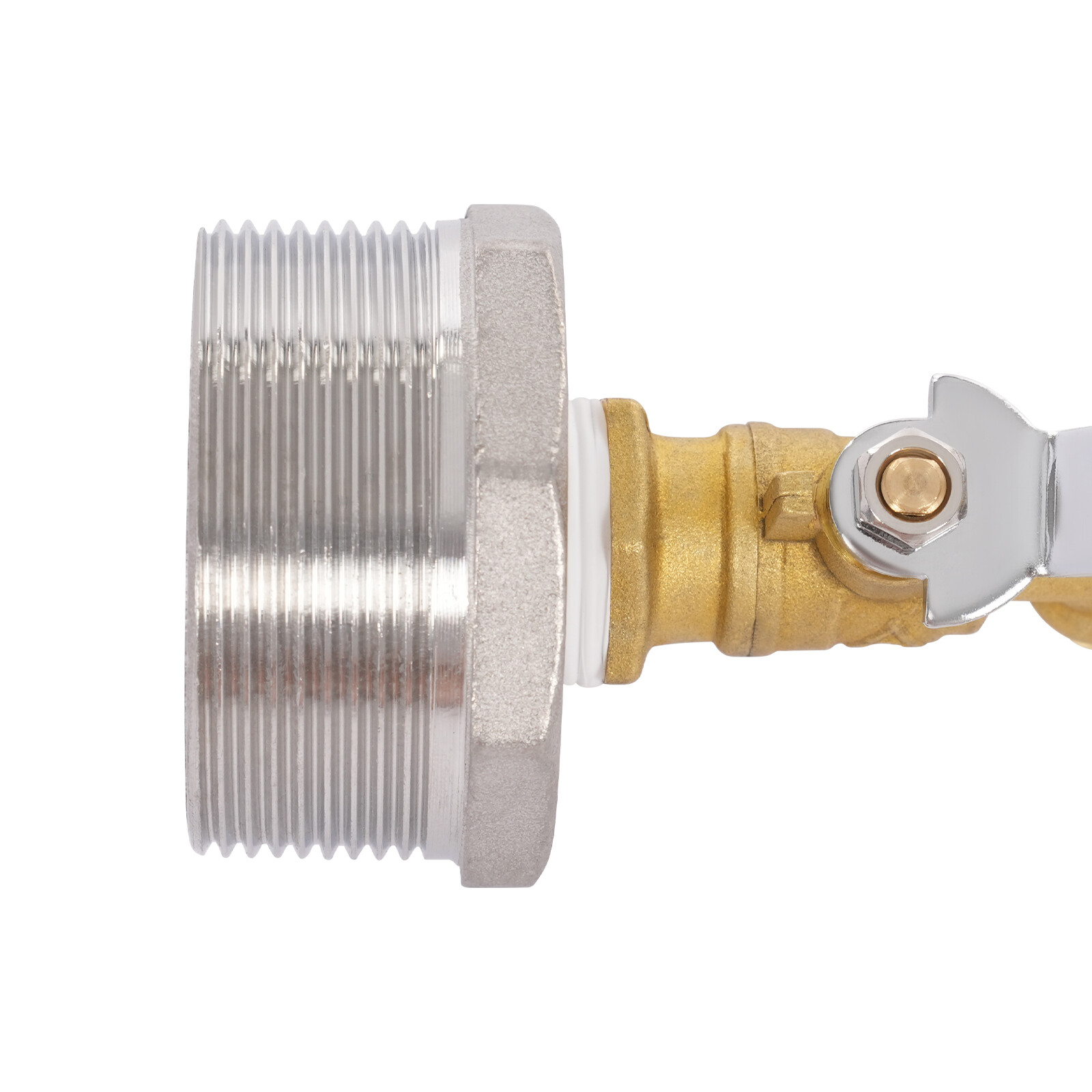 4x Drum Faucet Barrel Spigot, Stainless Steel Brass Barrel Faucet, for 55 Gallon