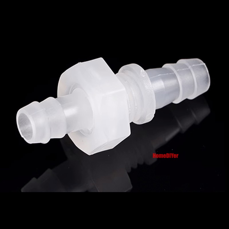Straight Thread Reducer Joiner Tube Plastic Barbed Connector Pipe Hose Air Water