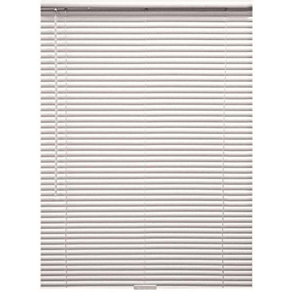 White Cordless Room Darkening Aluminum Mini Blind 1 in. Slats 28.5 in. W x 72 in