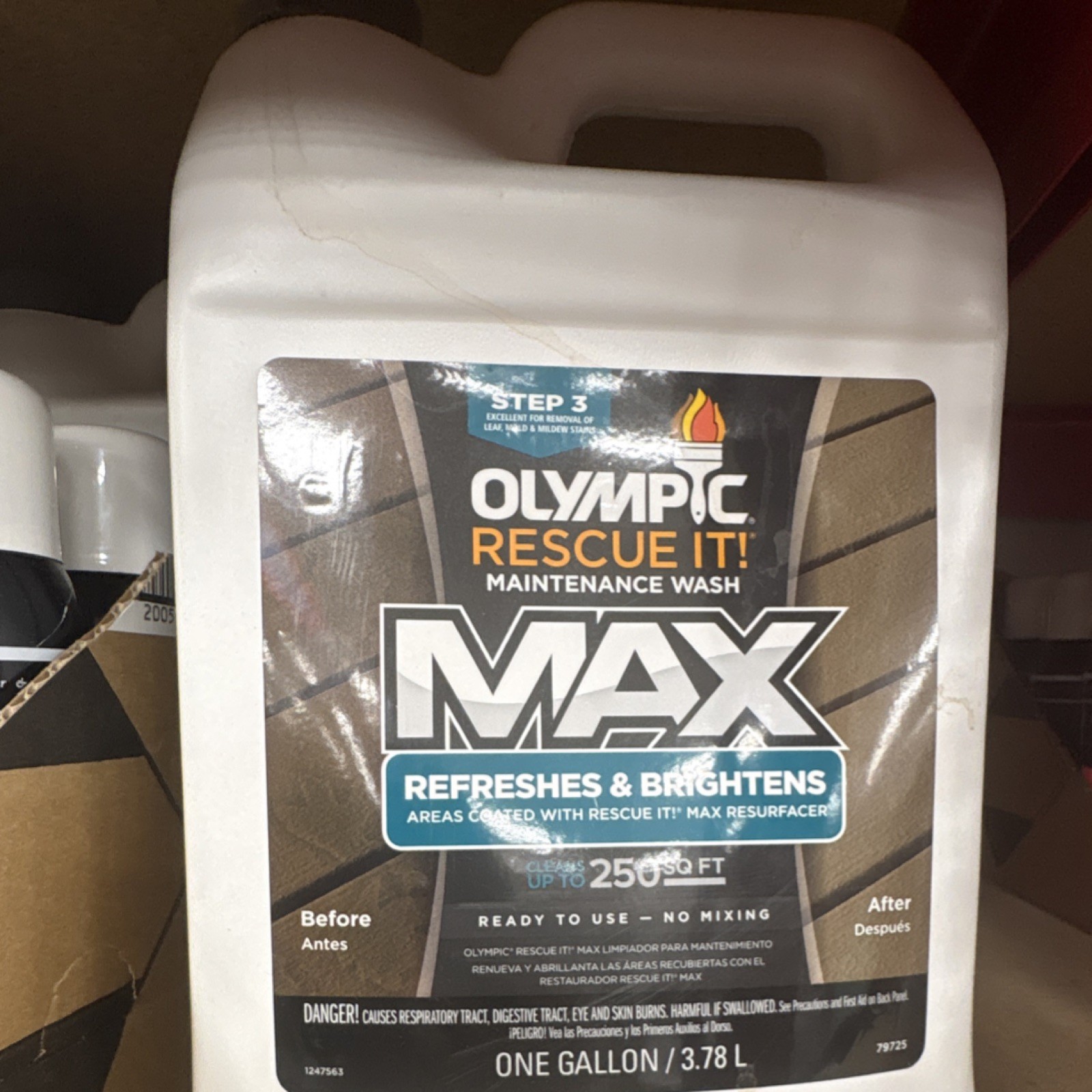 Olympic Maintenance Wash Clear Ready to Use One Gallon 3.78L No Mixing