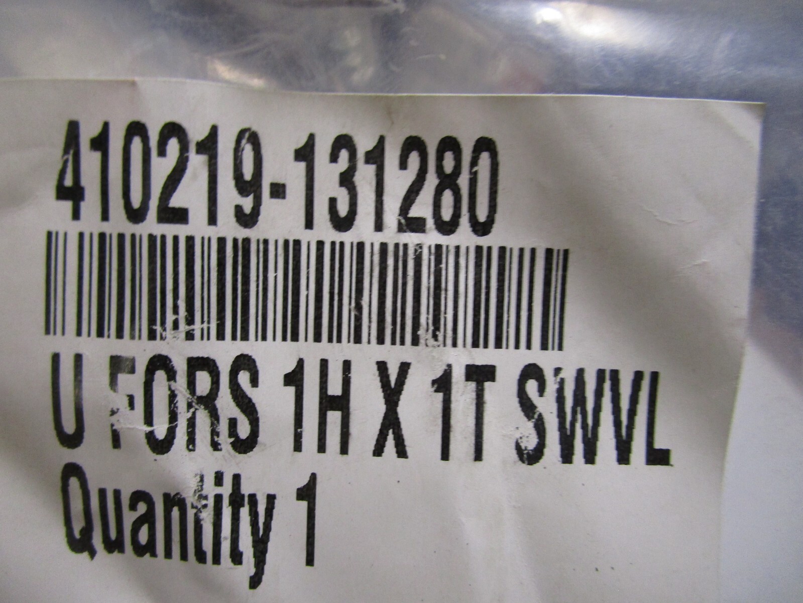 1″ x 1″ Hose x Female O-Ring Face Seal Swivel Zinc Steel Straight Hose End