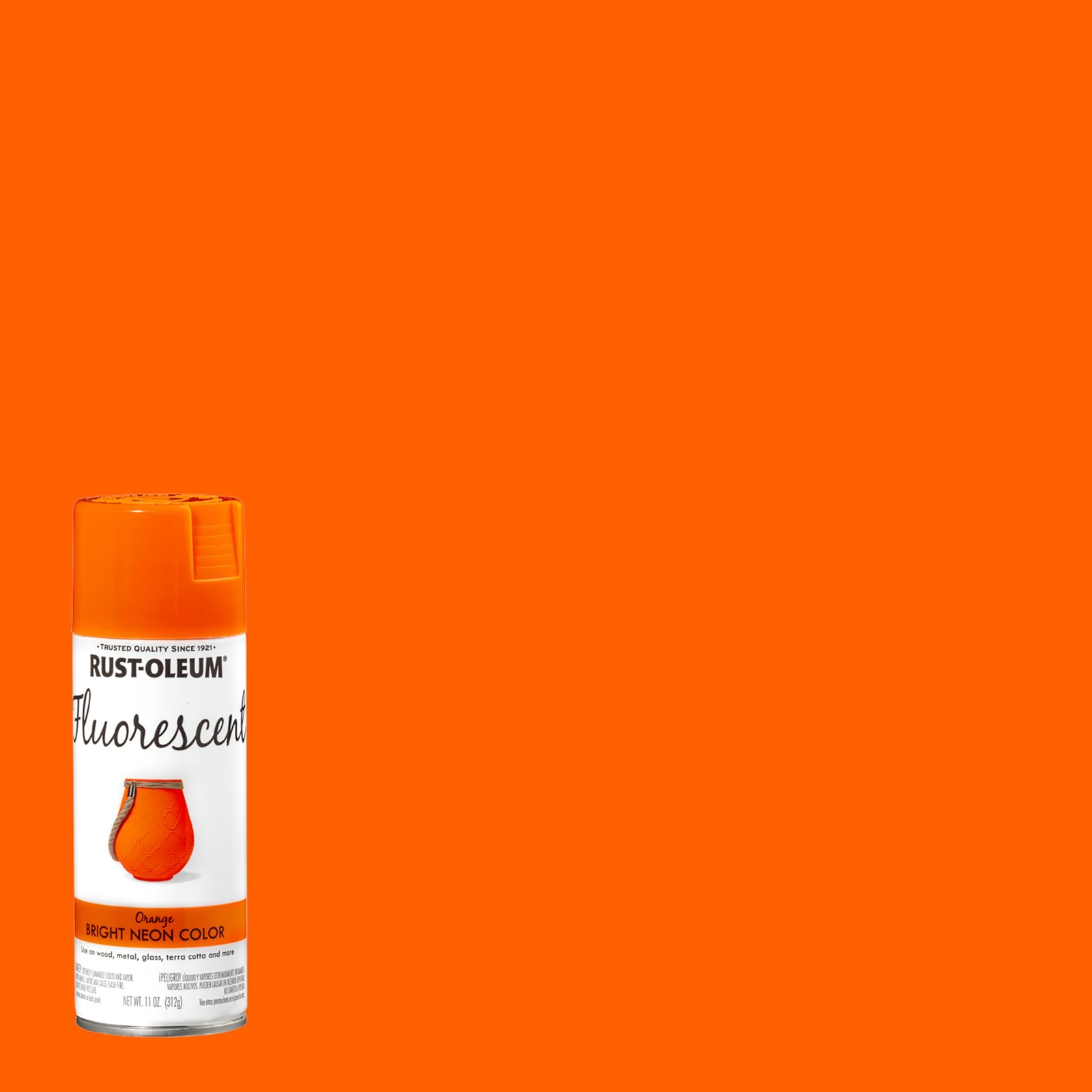 Rust-Oleum 342568 Specialty Fluorescent 11 oz (Pack of 1), Orange