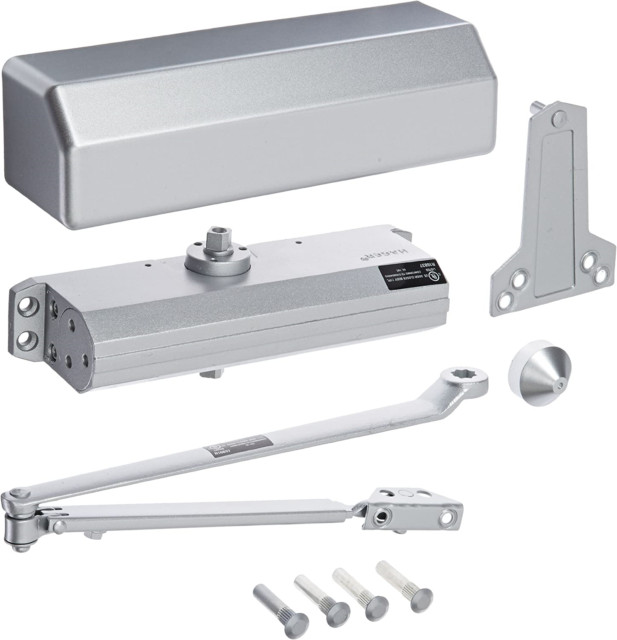 Hager -5300 Series Aluminum Grade 1 Heavy Duty Surface Door Closer Arm – Silver