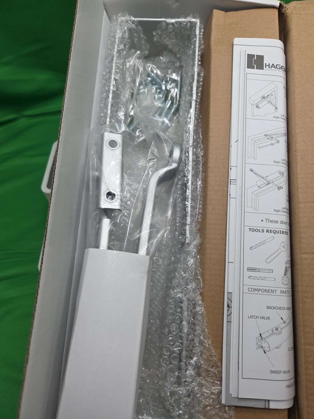 Hager Co. 5200 MLT ADJ 1 – 6 ALM ANSI BHMA GRADE 1 BARRIER FREE Aluminum Body