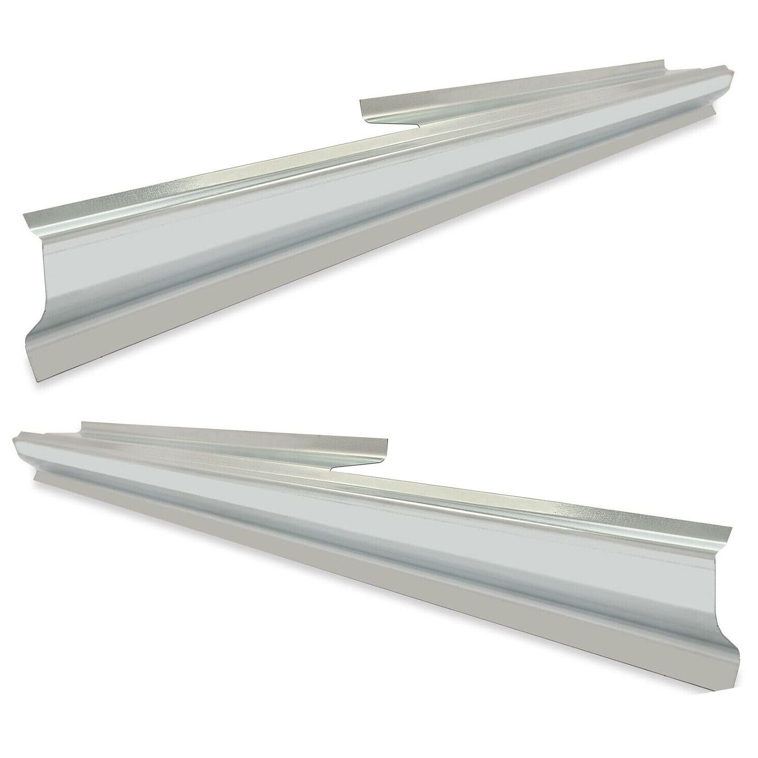 2pcs Outer Rocker Panels Patch Silver Galvanized Steel Dodge Ram 1500 1994-2001