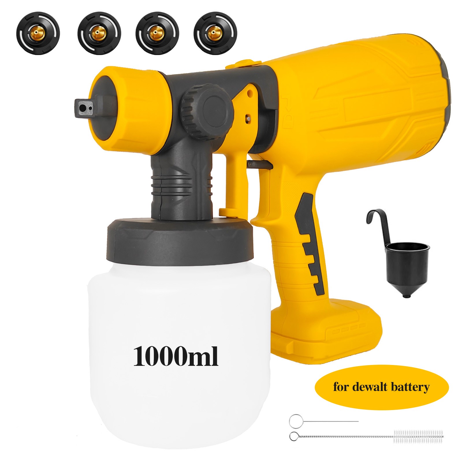 1000ml Cordless Paint Sprayer – Large Capacity, Lightweight for Walls/Furniture