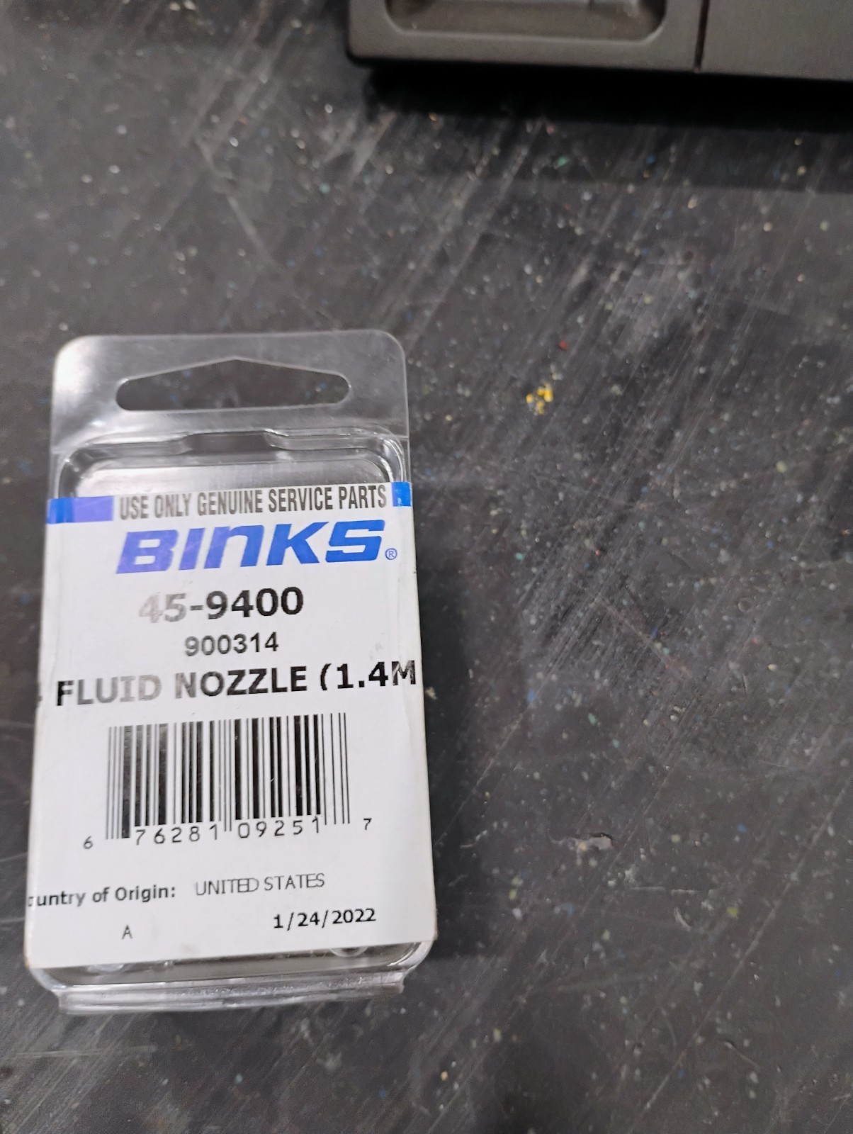 Binks 45-9400 94 Fluid Nozzle (1.4mm) NEW Made in USA