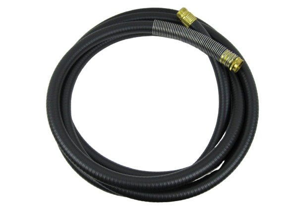 HVLP 15′ Black Turbine Air Hose w/ spring guard