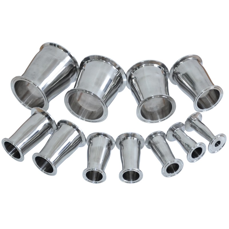 2″ 3” 4″ Sanitary Pipe Fitting Reducer Tri Clamp Ferrule End Stainless Steel 316