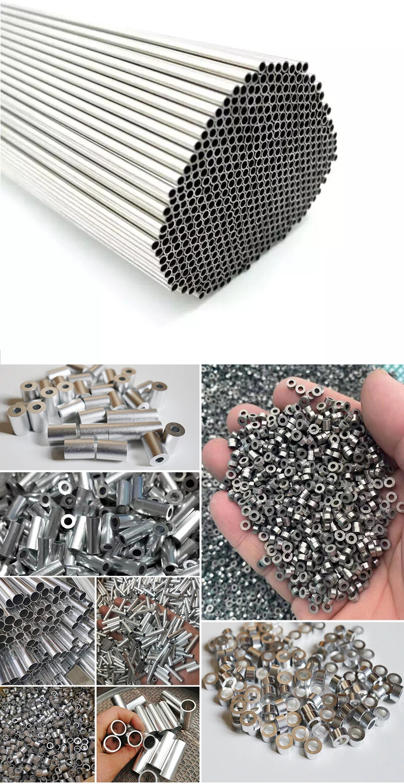 50pcs Aluminum Tube OD 8mm Alloy Pipe Outer Diameter 8*6 6 8 10 12 15 18 20mm