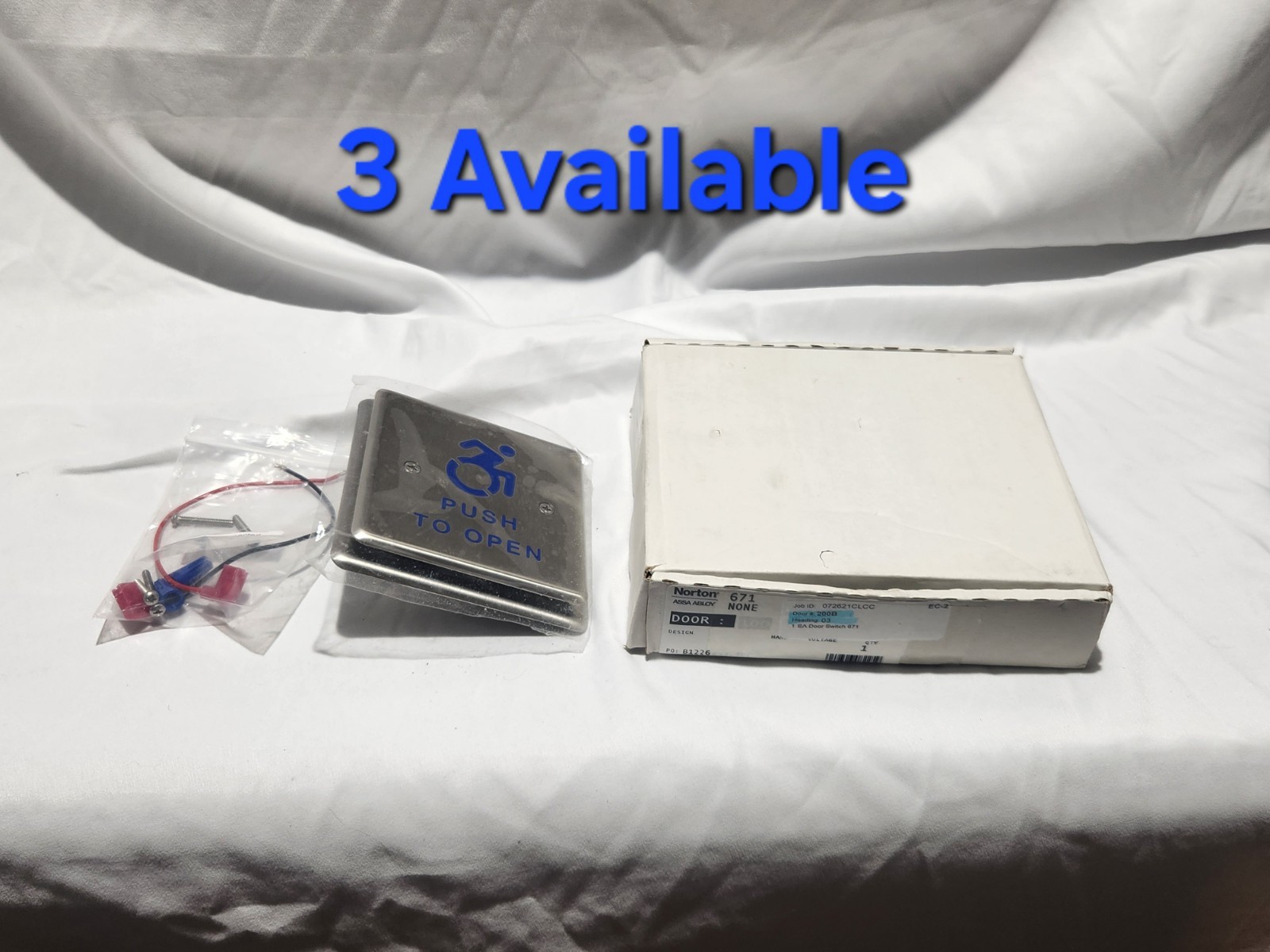 Norton Rixson 671 Door Switch Wall Mount Push Activated Handicap Door Access