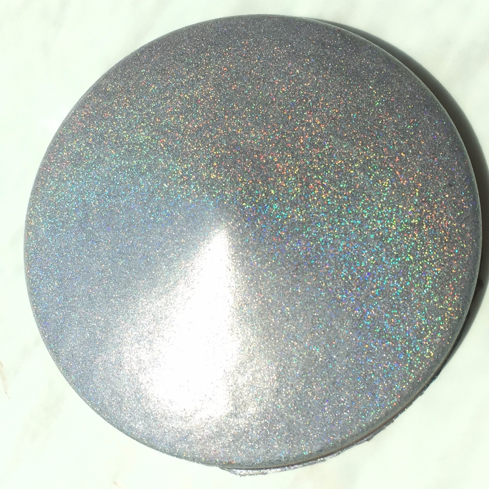 Semi-gloss SPARKLE HOLOGRAPHIC SILVER powder coat paint 1Lb / 450 g