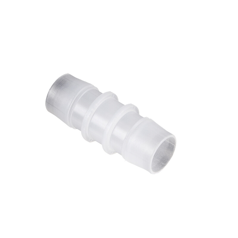 Plastic Barbed Straight Connector Pipe Hose Joiner Tubing Air Fuel Water Clear