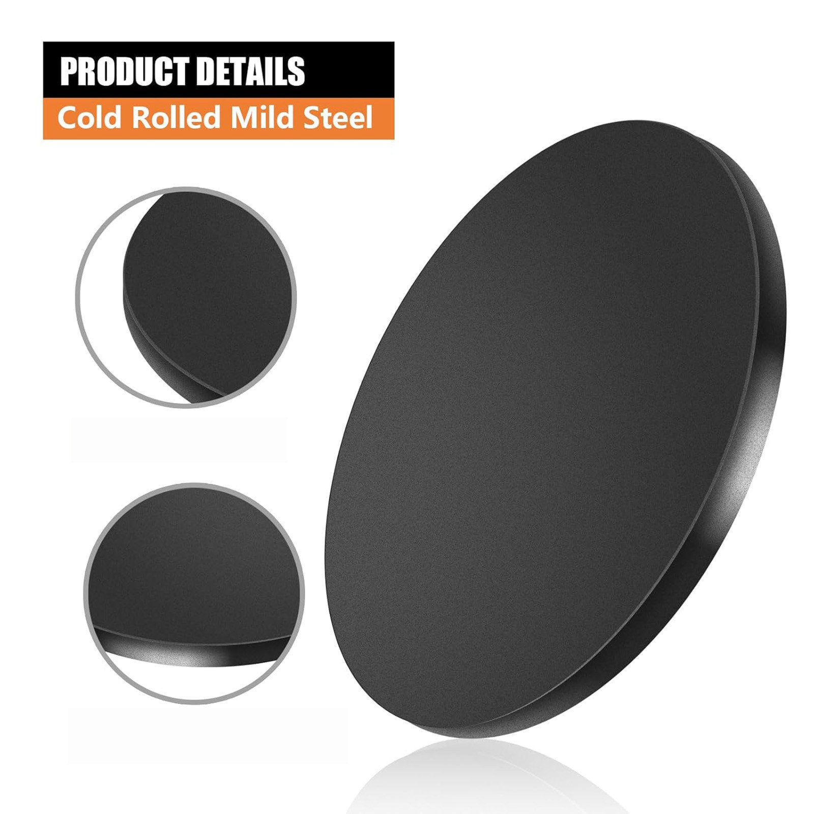 Laser Cut Mild Steel Round Disc Plate 2mm-5mm Thick Weldable Iron Circle Blanks