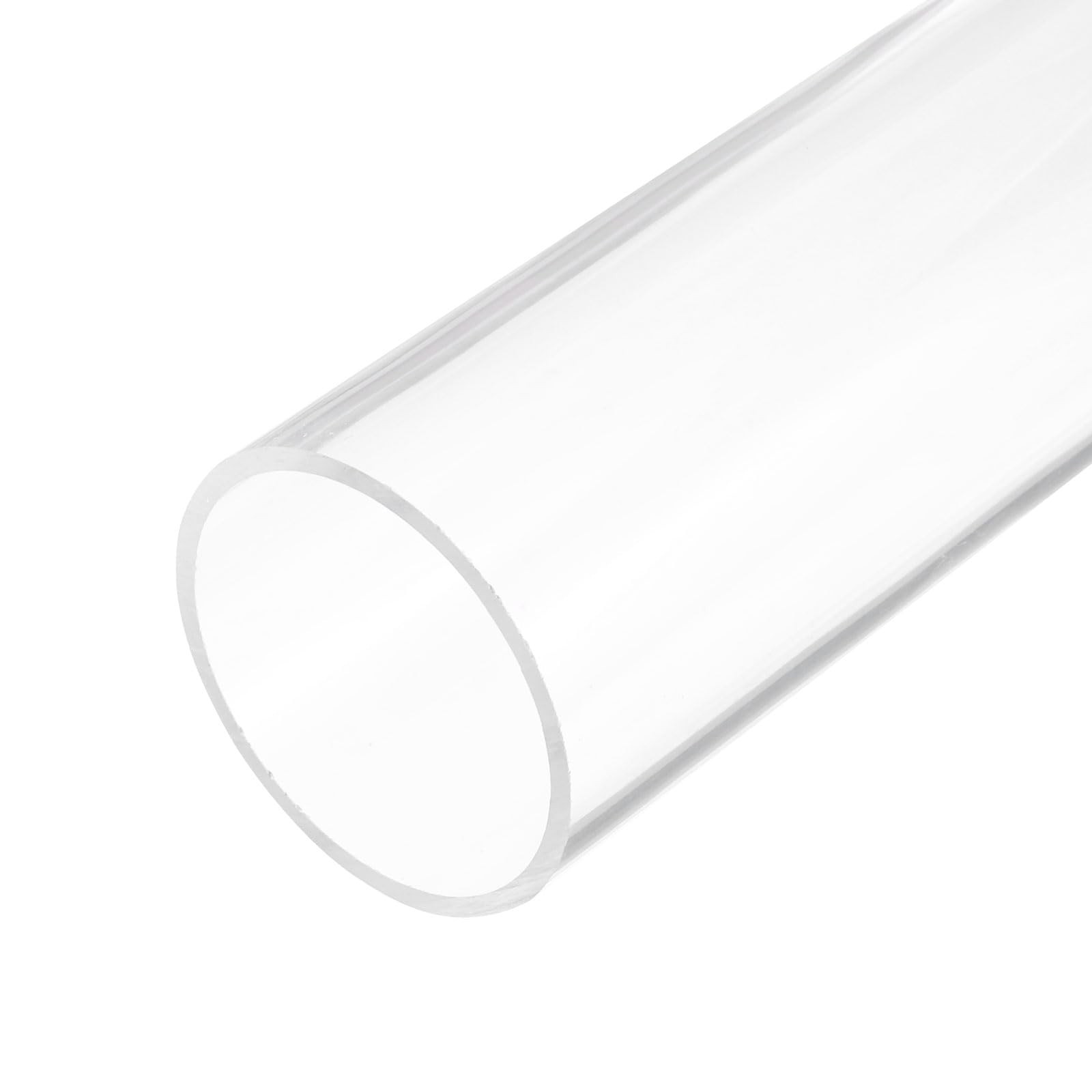 uxcell Clear Rigid Acrylic Pipe 54mm ID x 60mm OD x x 305mm,