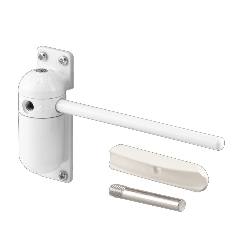 Kc50d 58 Pound diecast White Spring Door Closer single Pack