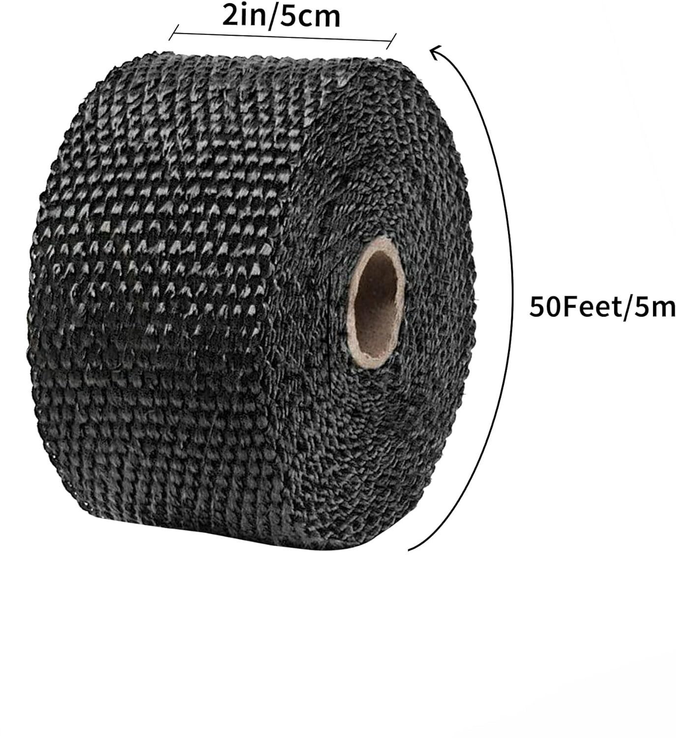 High Temperature Motorcycle Fiberglass Heat Shield Tape Exhaust Heat Wrap Roll
