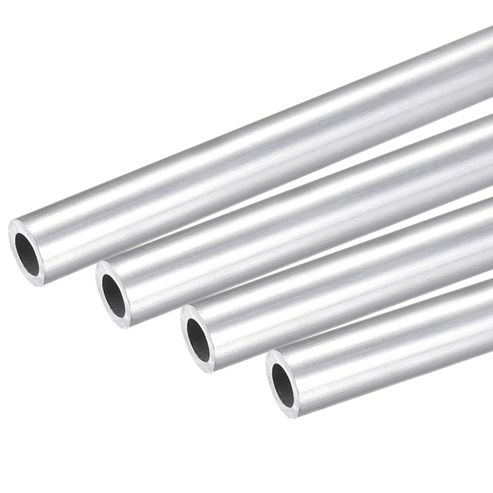 Aluminium Round Tube Length 300mm Metal Straight Pipe Outer Diameter 3mm to 70mm