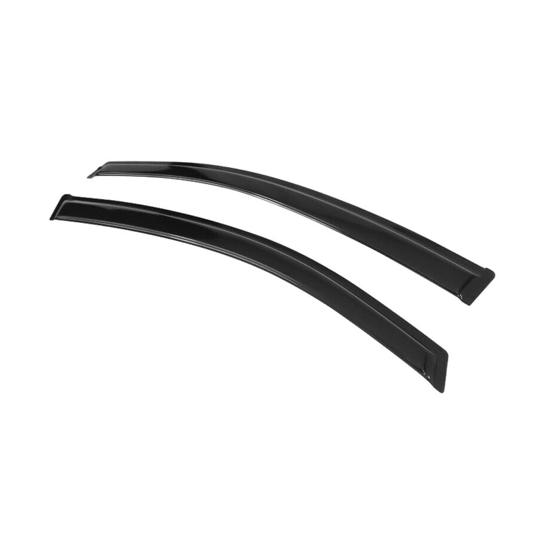 4Pcs 2-Door Slim Acrylic Window Visors Front Left Right Honda Civic 2012-2015