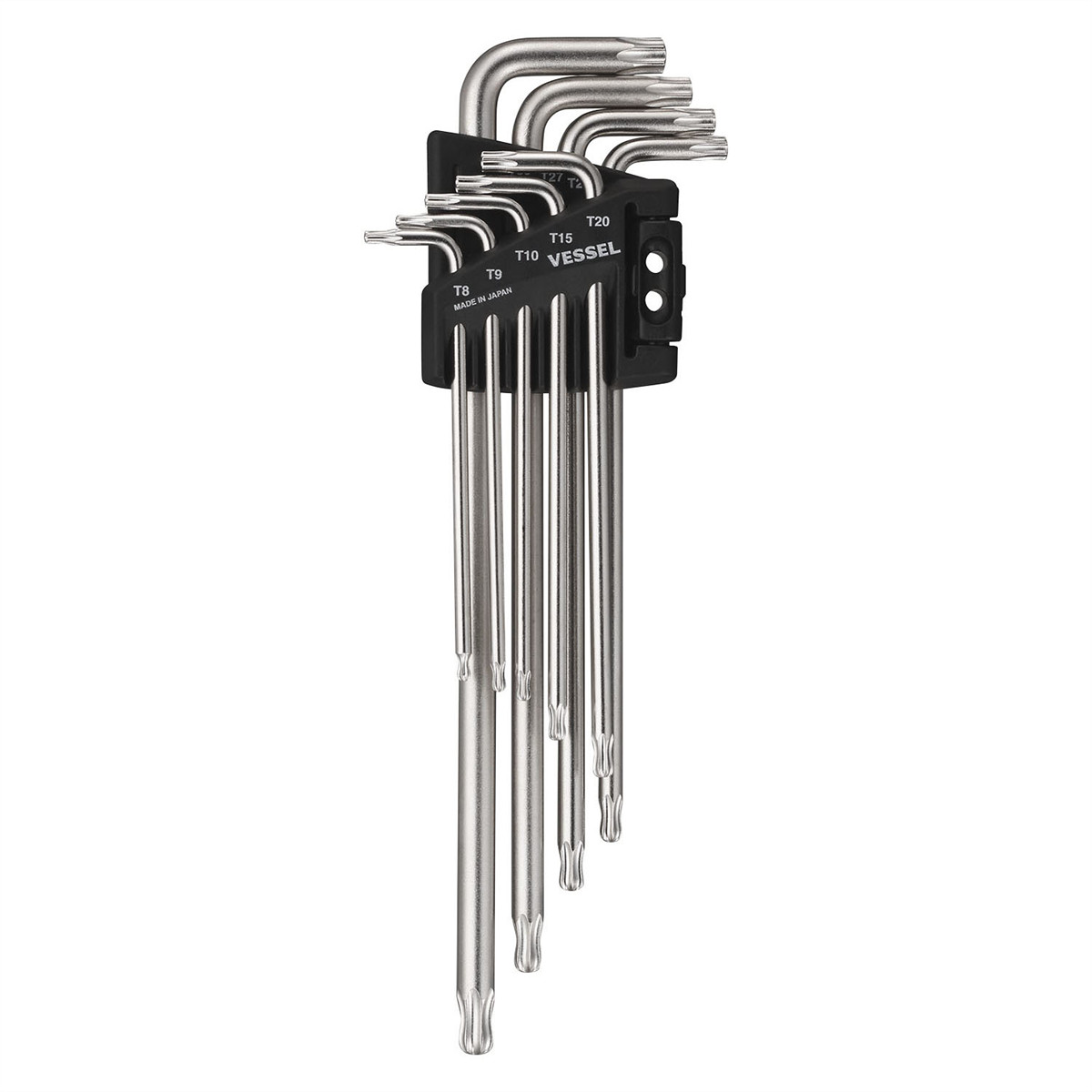 8509BTXU Vessel Tools Ball End TORX L-Key Wrench 9PC. Set No.8509BTXU