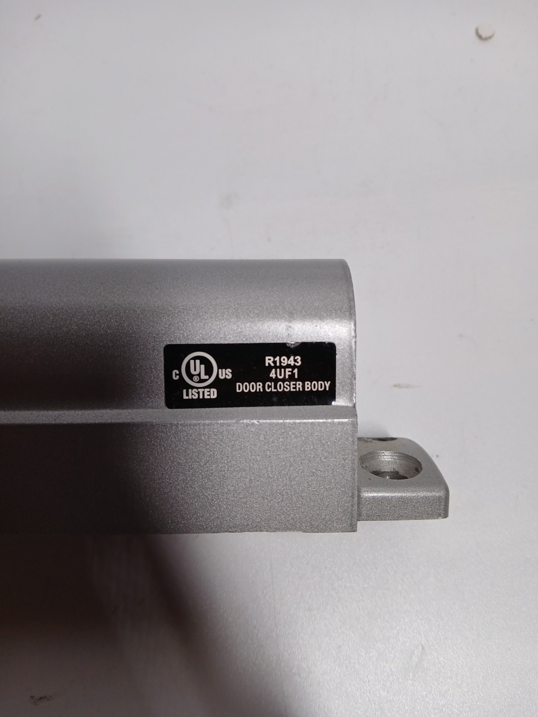 Falcon Door Closer Body ONLY NO ACCESSORIES Gray