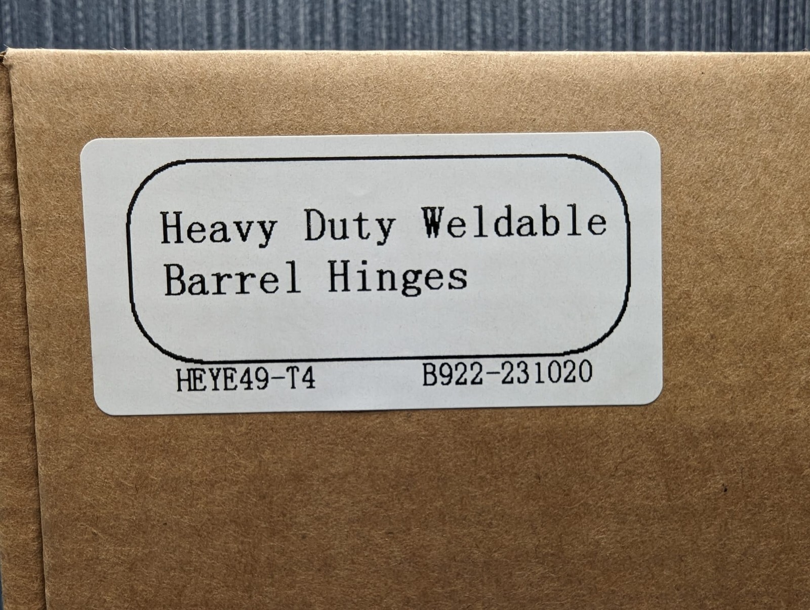 4 PCS Weldable Barrel Hinges, 5-1/8″ Long x 1″ Diameter, Heavy Duty Steel Round