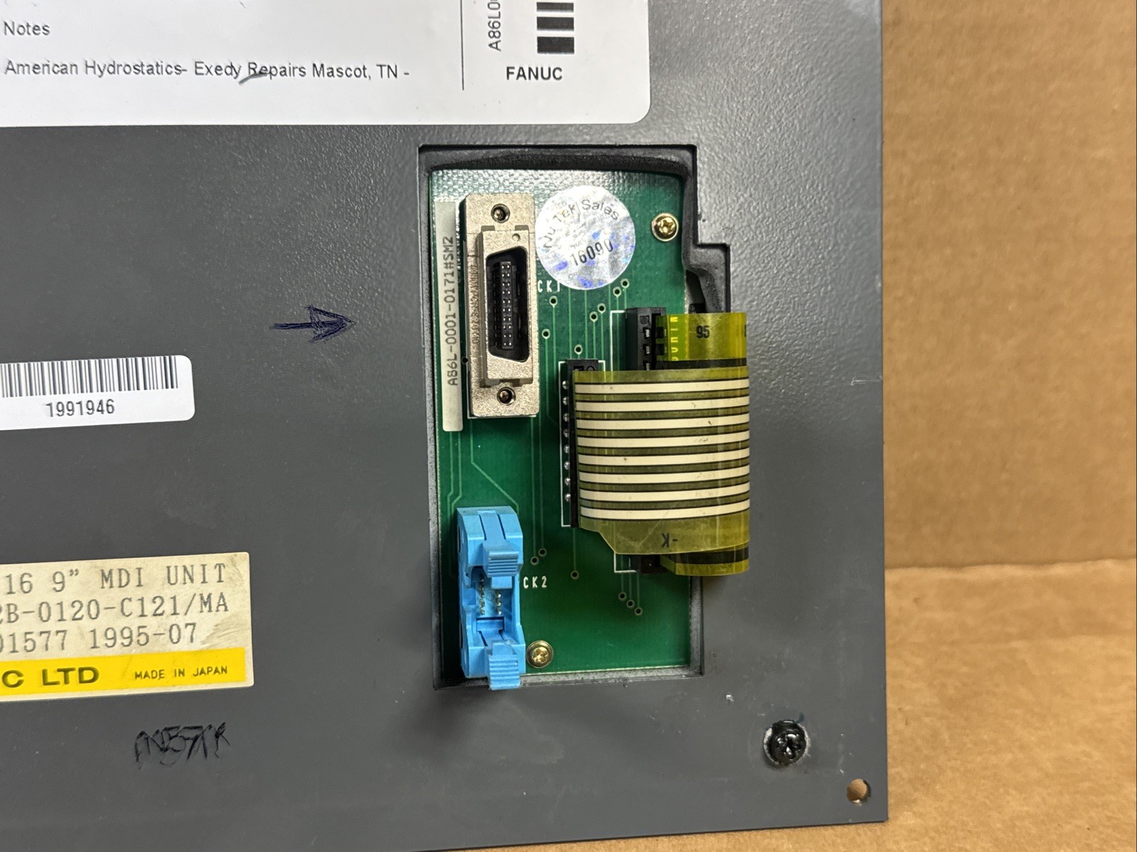 NEW Fanuc A02B-0120-C121/MA FS16 9” MDI Unit WARRANTY FAST SHIPPING
