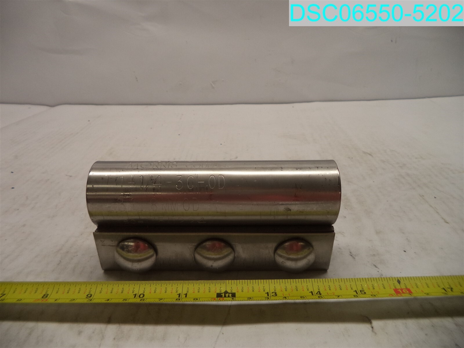 THE ORIGINAL MORRIS COUPLING 1-1/4″ 3C-OD SO #050224 31.8MM OD