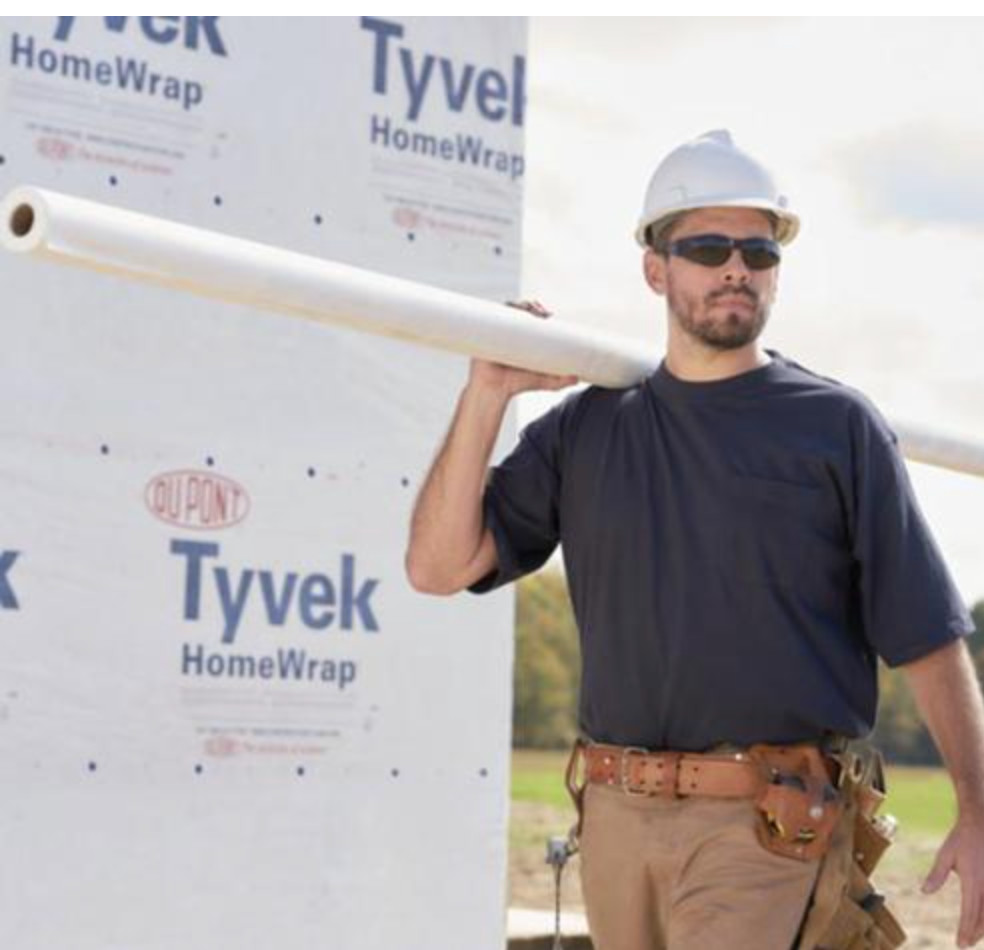 DuPont Tyvek HomeWrap 9 ft. W x 150 ft. Weather Resistant House Wrap Brand new