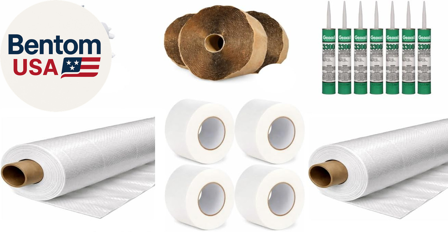 Whitecap Crawl Space Vapor Barrier Encapsulation Kit – 12 & 20 Mil Woven Barrier