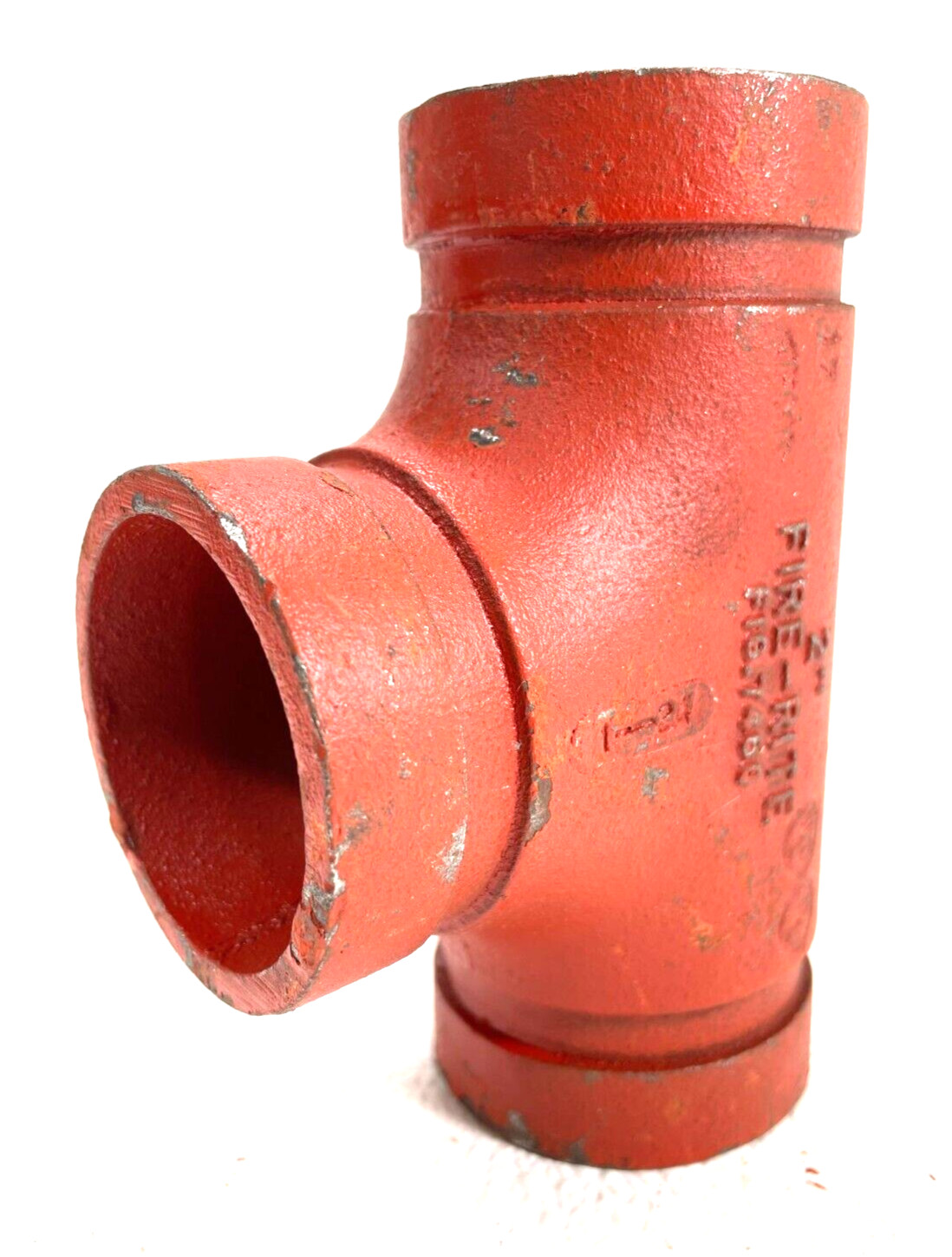 Gruvlok Fire-Rite Style 7460 Straight Tee 2″ Grooved End IPS Pipe Size Fitting