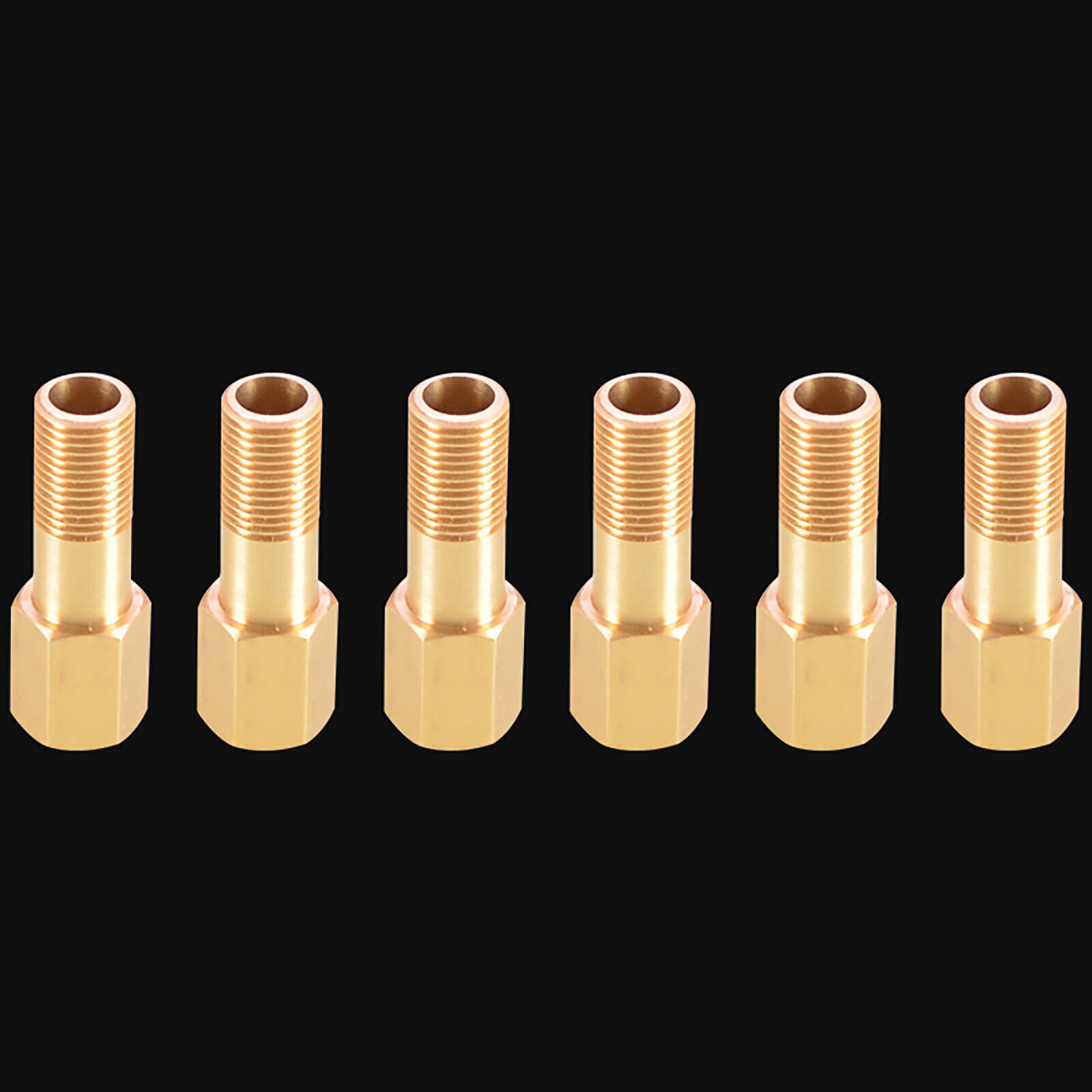 1/8″ 1/4″ 3/8″ Brass BSP Thread Male To Female Extension Connectors Pipe Fitting