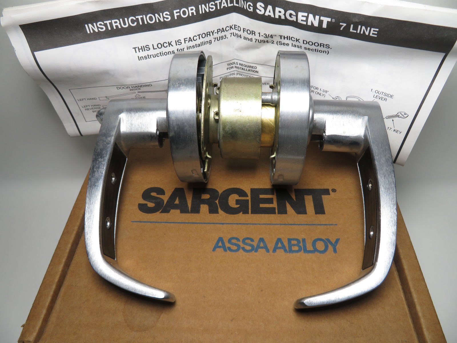 SARGENT ASSA ABLOY Cylindrical Lock – 28 – 7G05 – LL – 26D