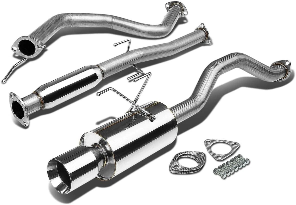 Cat Back Exhaust System for Honda Civic 1992-2000 4 Inch Tip