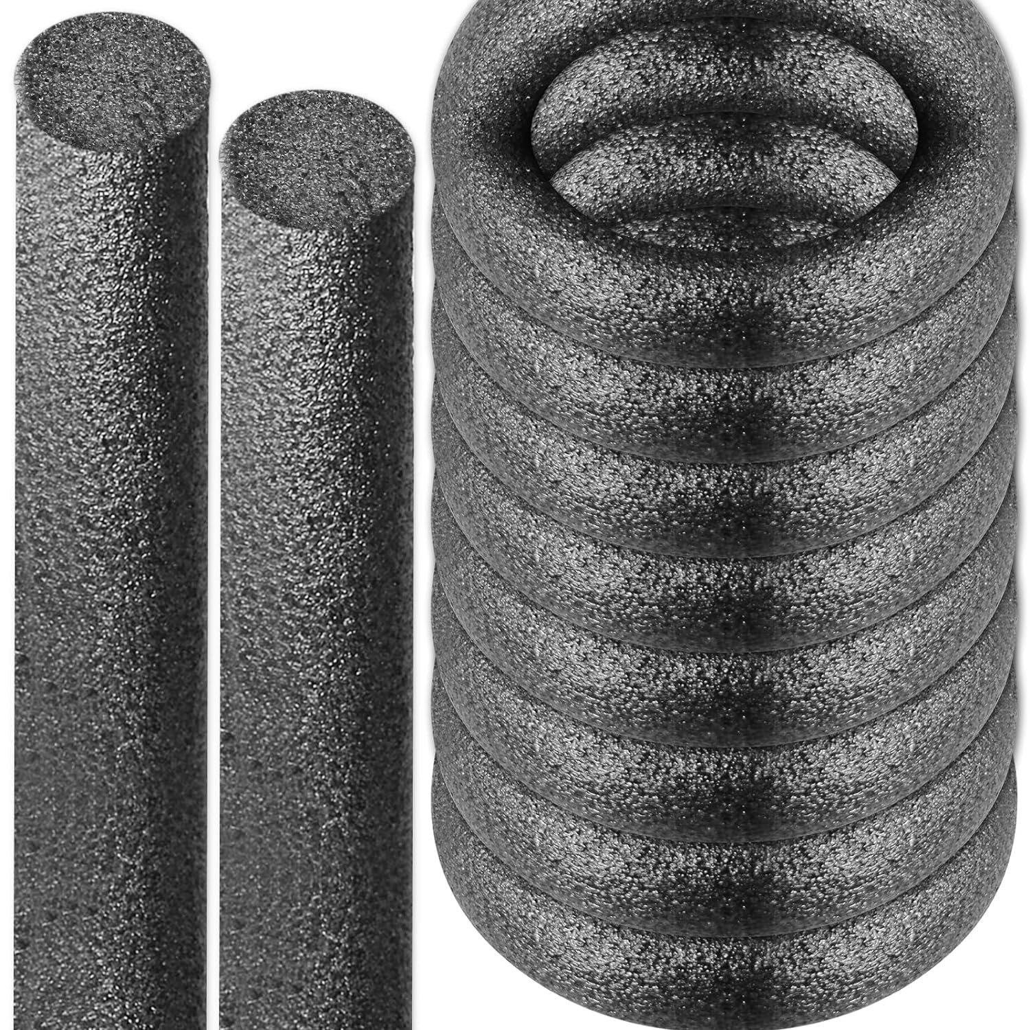 Black Foam Backer Rod 1/2 Inch x 10 Ft Concrete Crack Filler