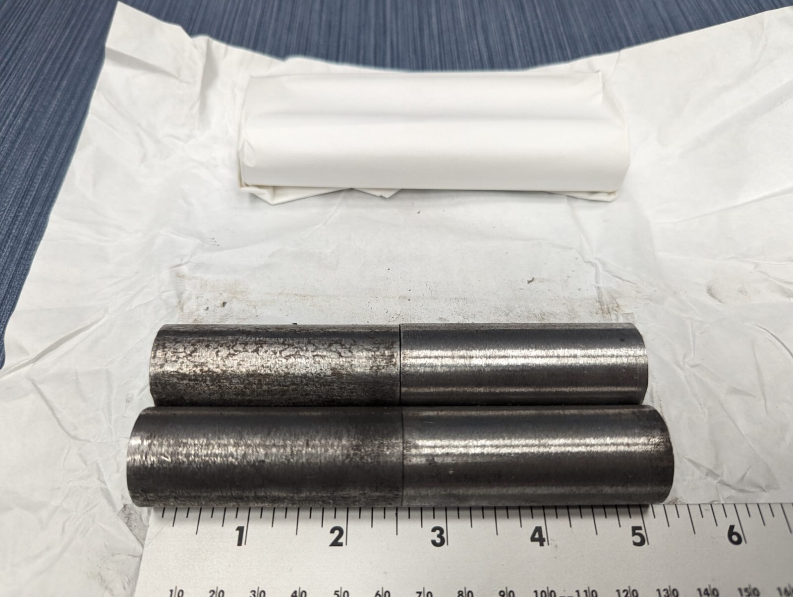 4 PCS Weldable Barrel Hinges, 5-1/8″ Long x 1″ Diameter, Heavy Duty Steel Round