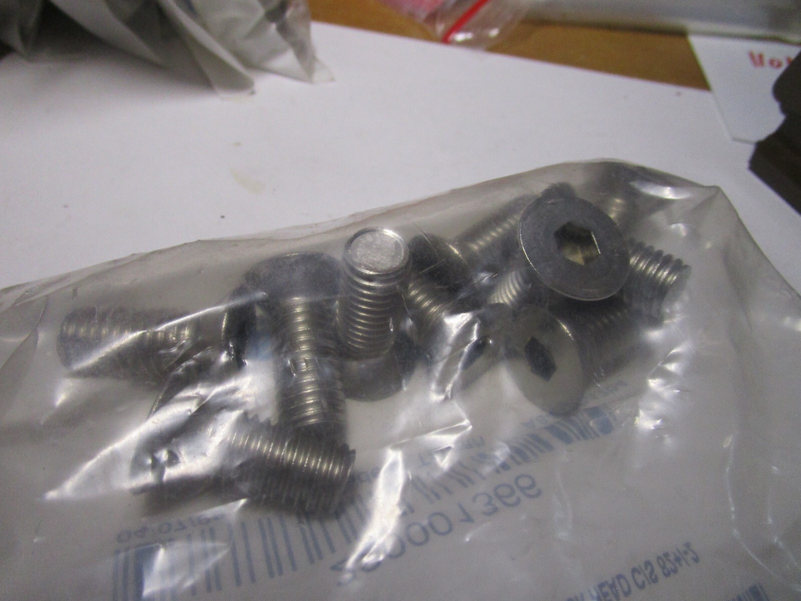 1/2″-13 x 1-1/4″ L 5/16″ Hex 18-8 Stainless Flat Head Socket Cap Screw QTY 10