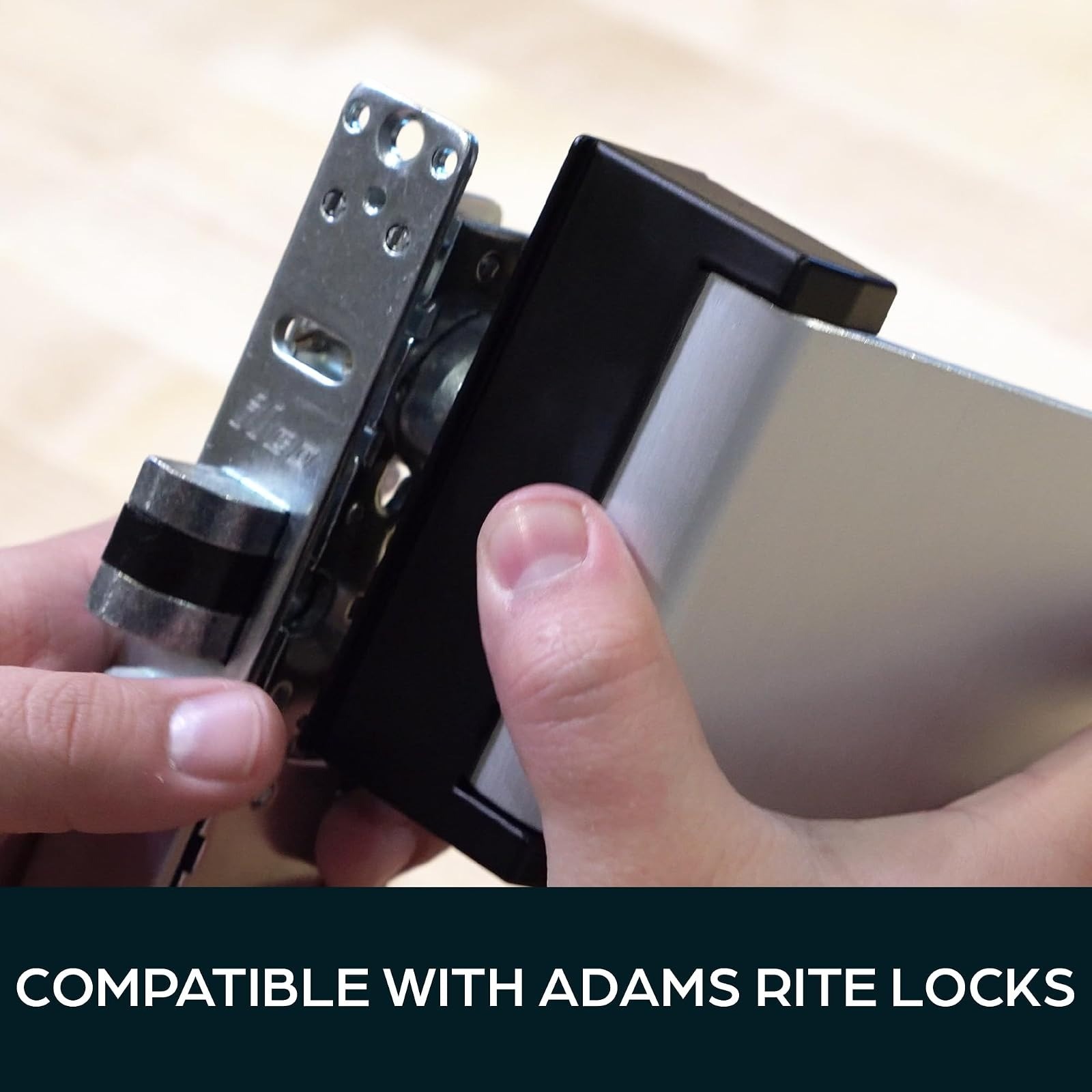 Adams Rite Push Paddle Handle | Aluminum Finish | Left Handed Replacement