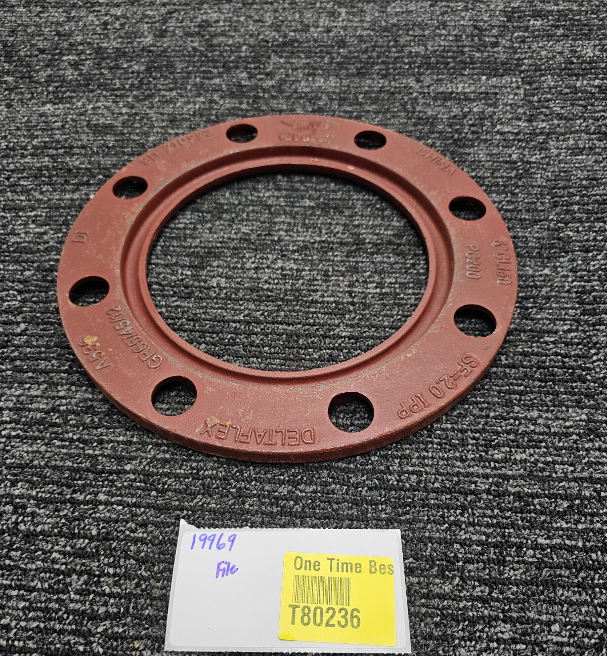 Deltaflex Convoluted Flange Ductile Iron 11″ GR65/45/12 6″CL150