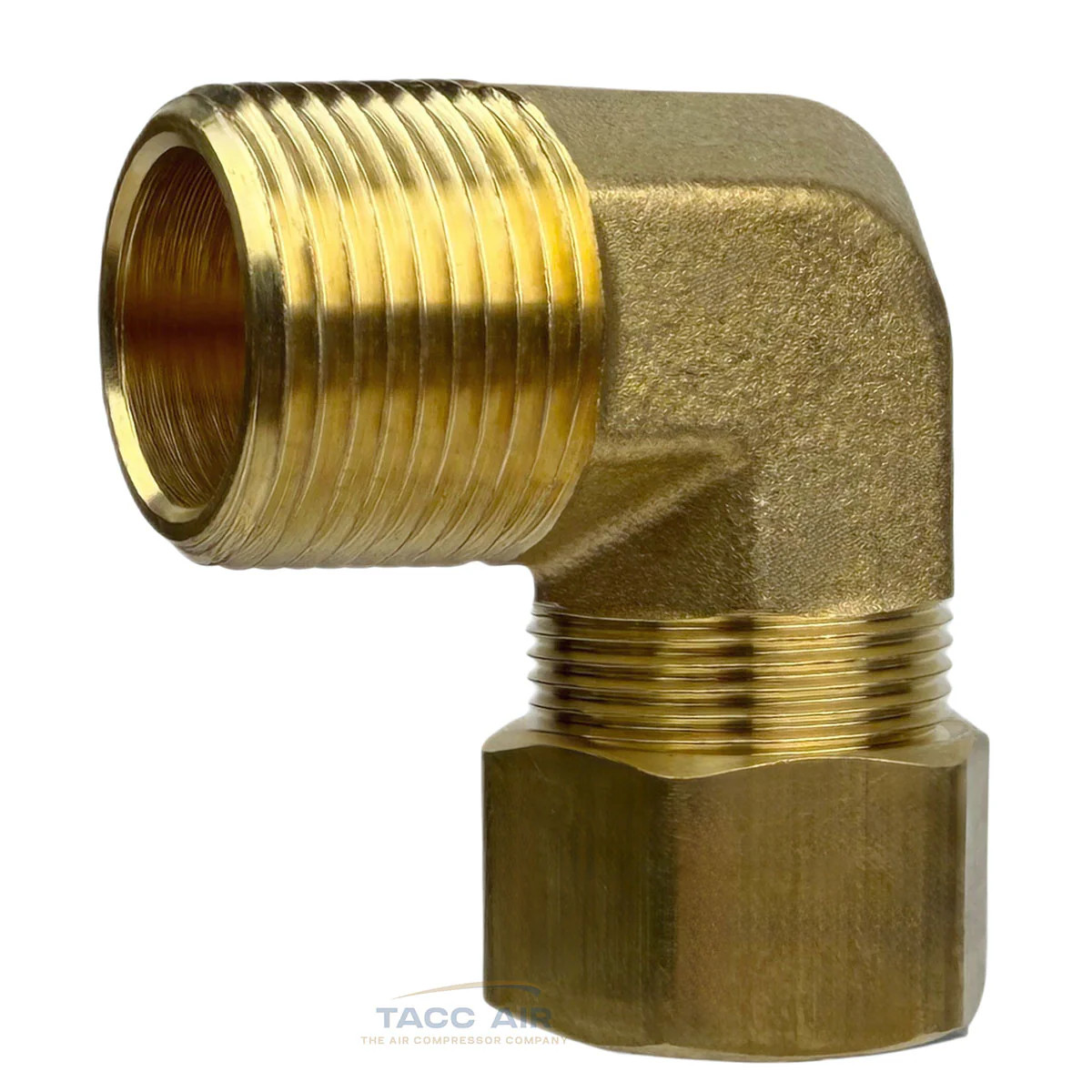 2 PC 3/4″ Compression x 3/4″ MNPT 90 Degree Brass Compression Elbow Pipe Fitting