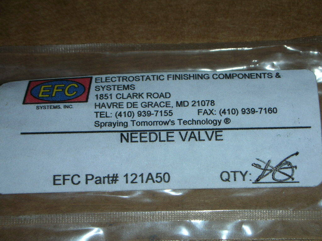 EFC Sames Kremlin 121A50 439063 NEEDLE 4417VR O-Ring 82-1020-00 Packing 745529?