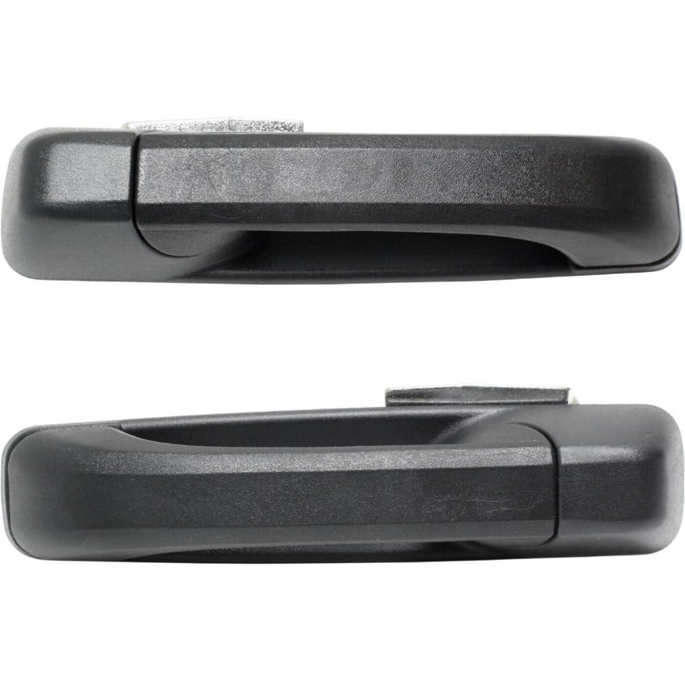2x Rear Door Handle Textured Black NoKey Ram1500 10-22 2500 3500 11-21 CH1520139