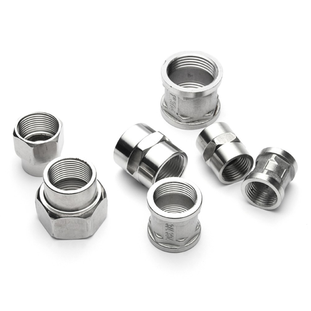 201 Stainless Steel Coupling Female Pipe Fitting Reducing Muff Coupler Connector