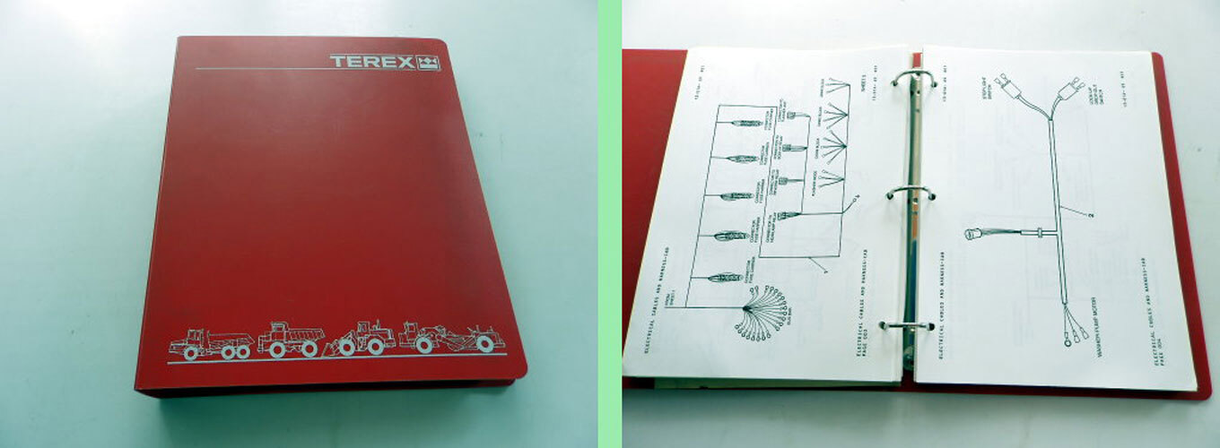 Terex 3360 Dump Truck Ersatzteilliste Parts Book Parts Catalog