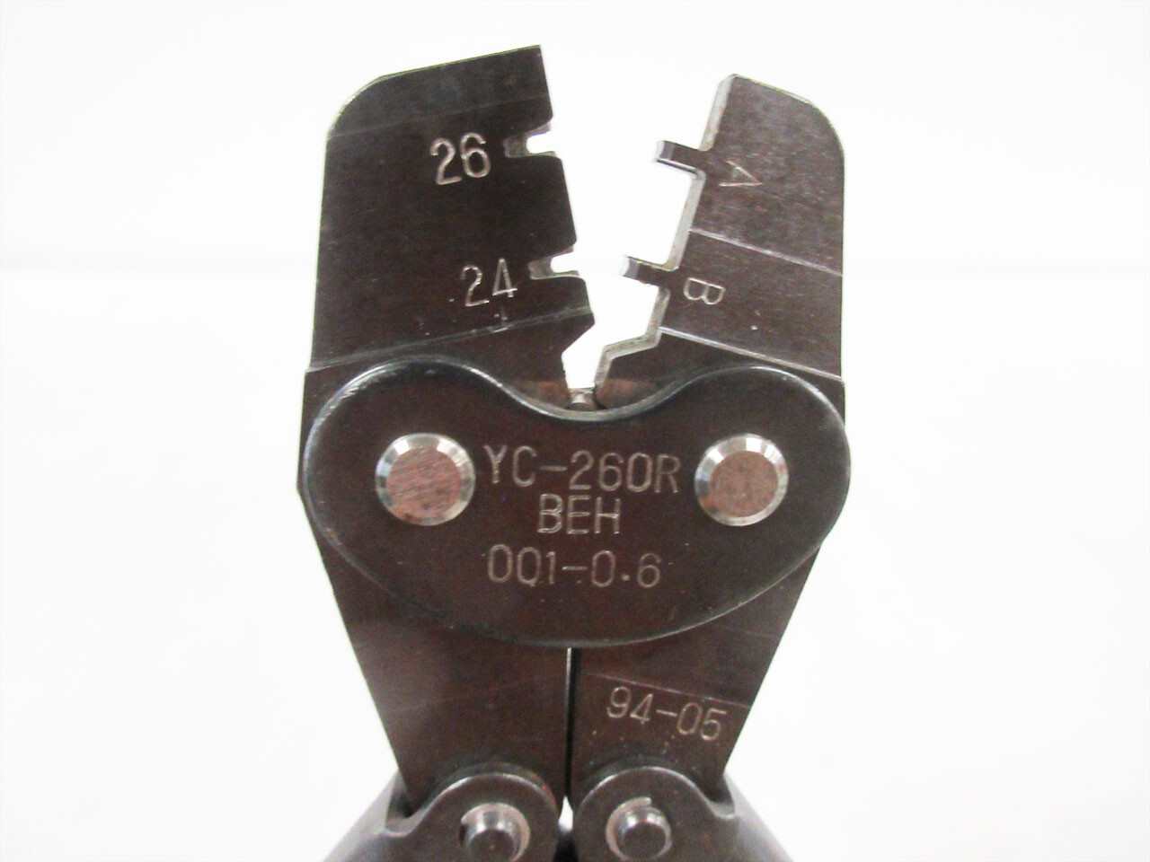 JST YC-260R BEH 001-0.6 MANUAL CRIMPING TOOL HAND CRIMP
