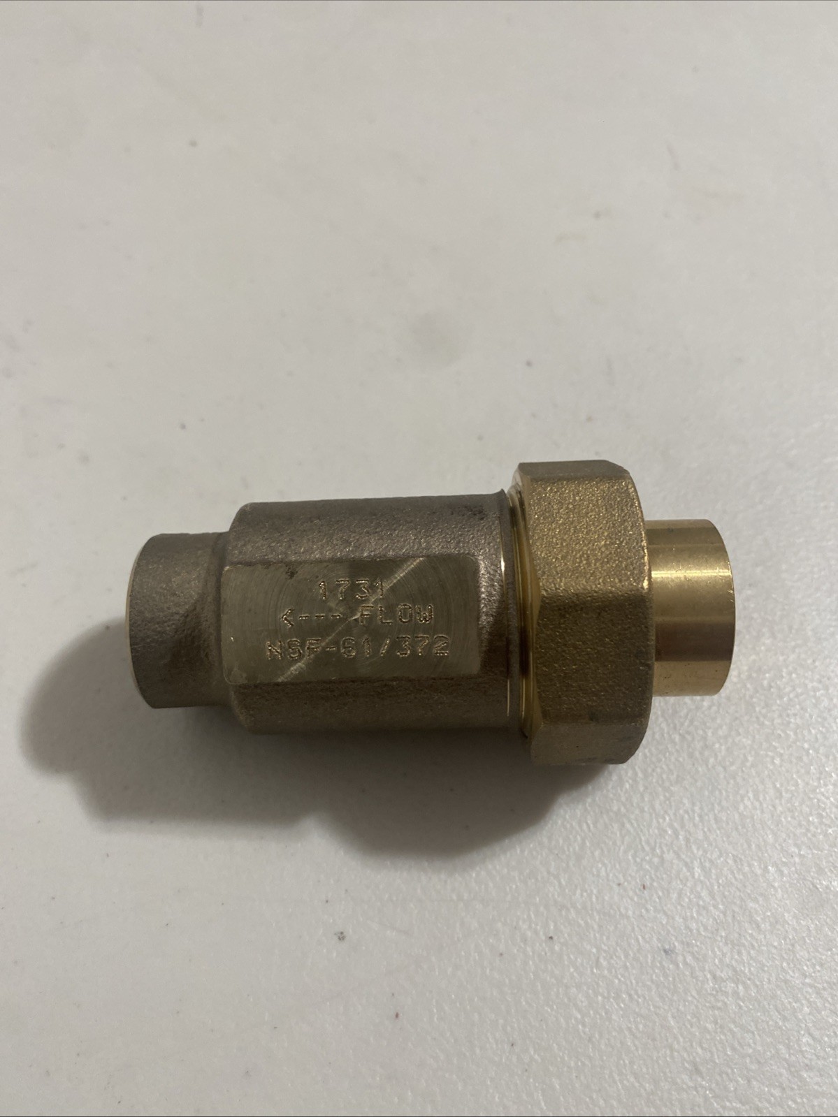 Homewerks Worldwide 241-2-1-1 1 in. Lead Free Brass FIP x FIP Spring Check Valve